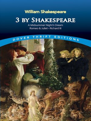 cover image of 3 by Shakespeare